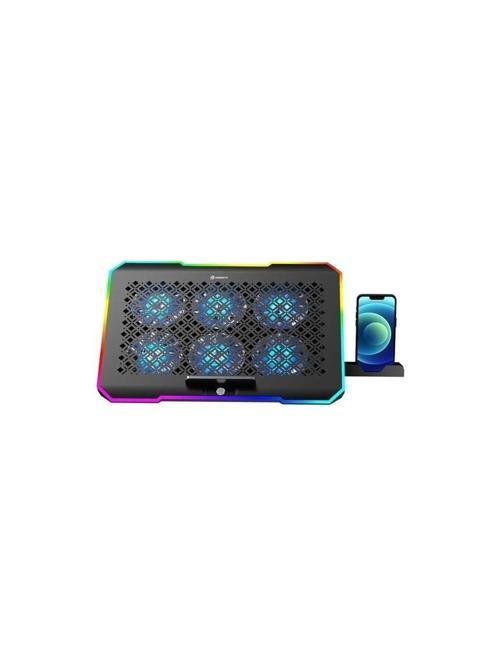 GB-NS61 RGB 6 Fanlı 9"-17" Laptop Soğutucu