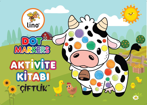 DOT MARKERS BOYAMA KİTABI ÇİFTLİK