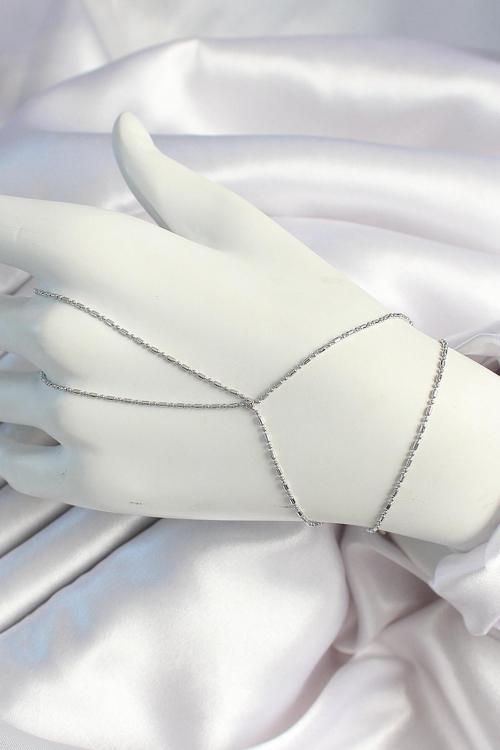 Pirinç Gümüş Renk Zincirli Şahmeran SL12029