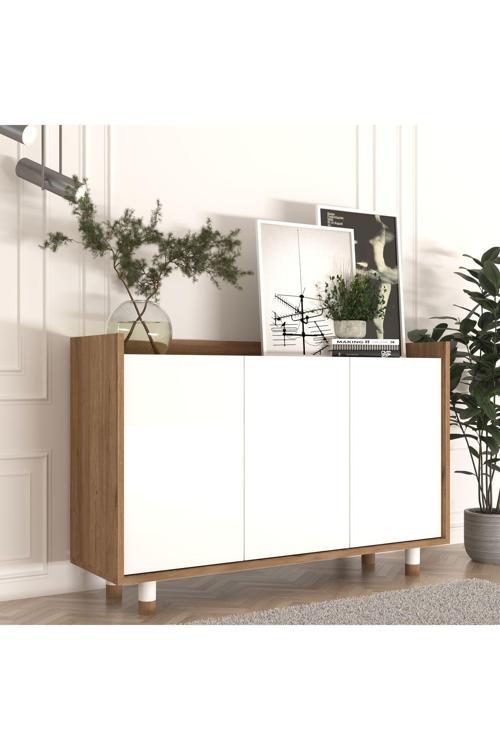 Cool Home Ala Çok Amaçlı Konsol Sepet-beyaz