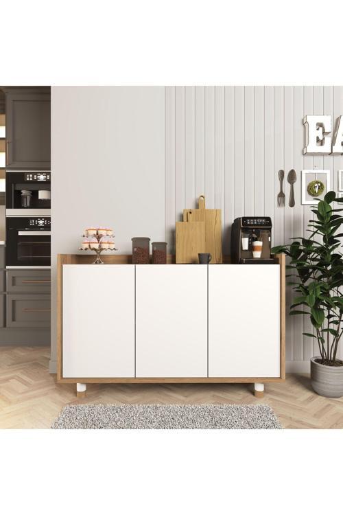 Cool Home Ala Kahve Köşesi, Çok Amaçlı Dolap Sepet - Beyaz