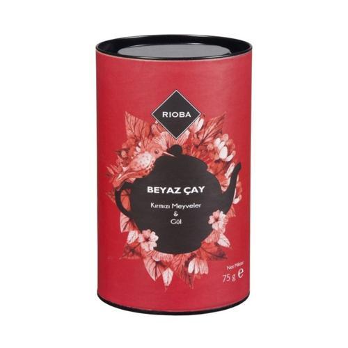 Beyaz Çay Kırmızı Meyveler & Gül Karışımı Bitki Çayı 75 G