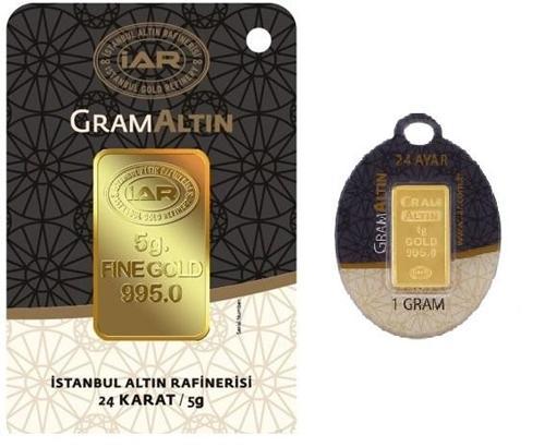 6 gr 24 Ayar İAR Külçe Altın