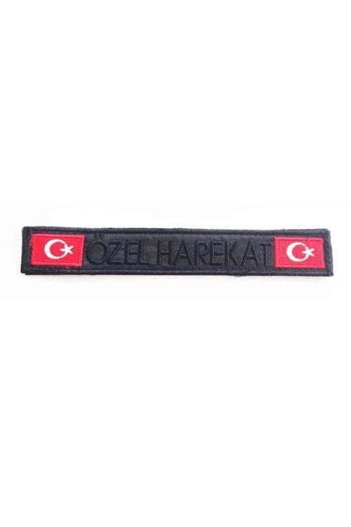 Özel Harekat 3X17Cm Nakış Patch - Peç SİYAH