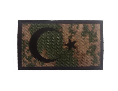 Arkası Cırtlı Plastik Bayrak Patch 5.5X7.5