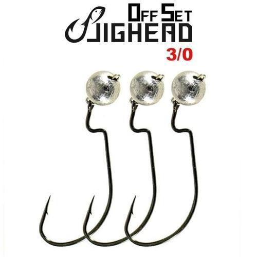 3 Adet 3/0 Offset İğneli Jig Head 7gr