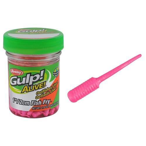Gulp Alive Fish Fry 2cm LRF Silikonu Pink
