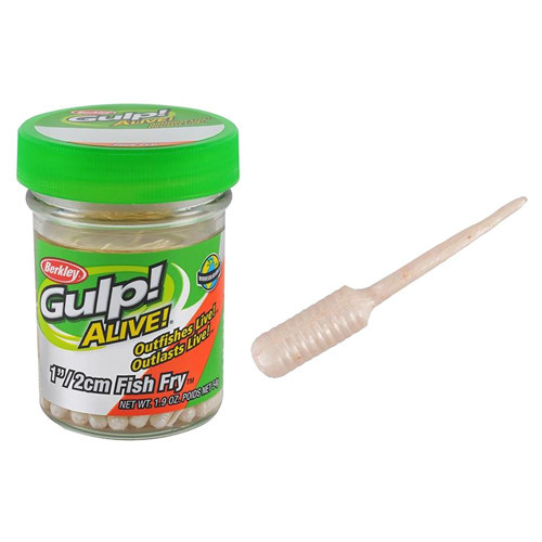 Gulp Alive Fish Fry 2cm LRF Silikonu Luma Glow