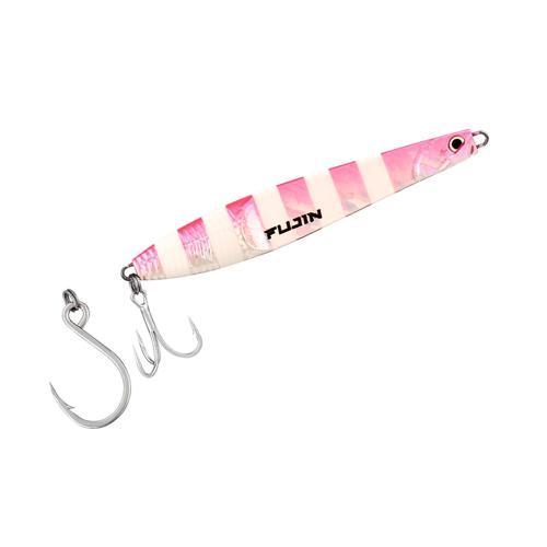 Jigeer 28gr 102mm Kaşık Yem MT02 Pink Zebra Glow