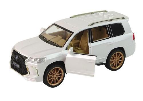 Beyaz Lexos Sesli Işıklı Model Araba 8094-1