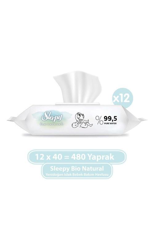 Bio Natural Yenidoğan Islak Havlu 40'lı x 12 Adet