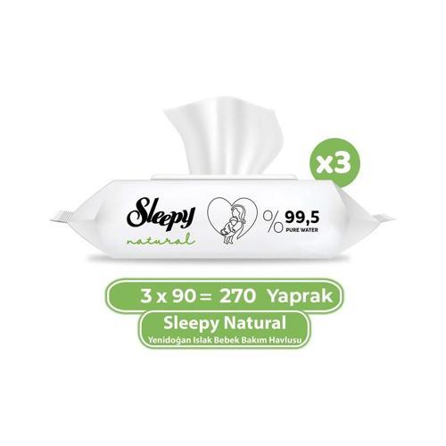 Natural Yenidoğan Islak Mendili 270 Yaprak