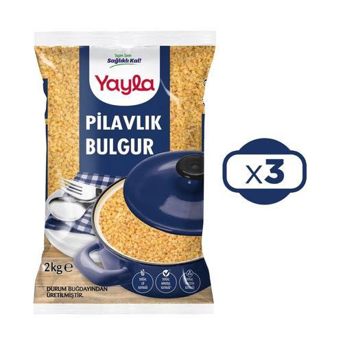 Pilavlık Bulgur 2 kg x 3 Adet