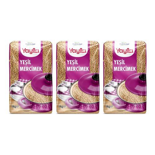 Yeşil Mercimek 1 kg 3 lü