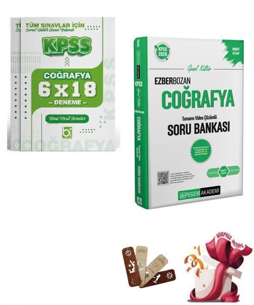 2026 KPSS Genel Yetenek Genel Kültür Ezberbozan Coğrafya Tamamı Video Çözümlü Soru Bankası ve Deneme