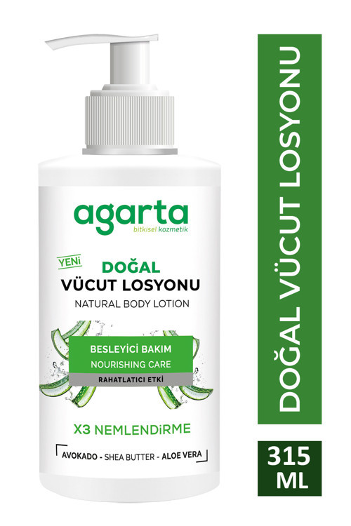 Doğal Nemlendirici Vücut Losyonu 300 Ml
