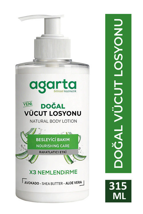 Doğal Nemlendirici Vücut Losyonu 300 Ml