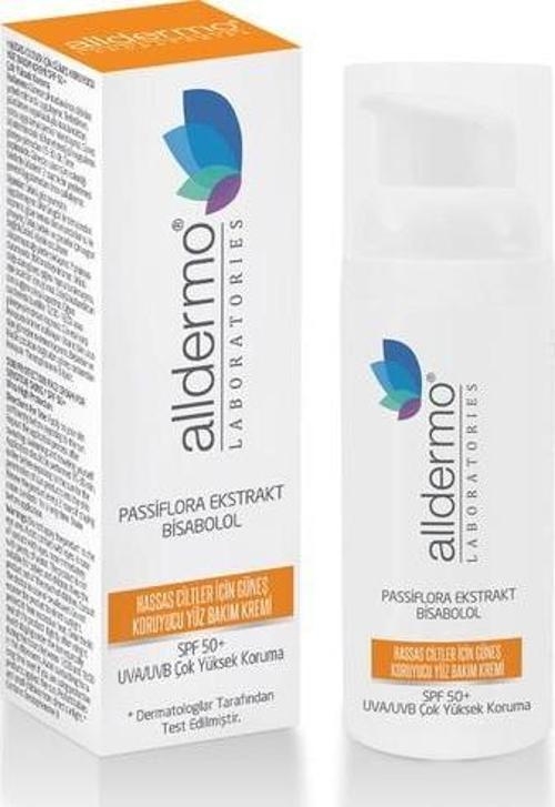 Hassas Ciltler İÇin Güneşten Koruyucu Yüz Bakım Kremi Spf 50+ 50 Ml