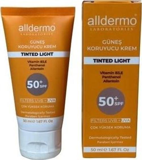 Spf 50+ Tinded Light Güneş Koruyucu Krem 50 Ml Tüp