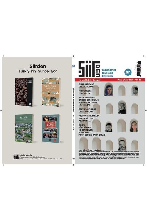 Şiirden Yayınları Şiirden Dergisi Sayı 87