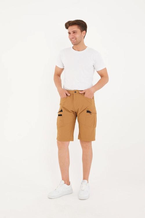 Kadın Erkek Unisex Su İtici Spor Likralı Yazlık Taktik Şort - 5 Cepli Regular Kalıp