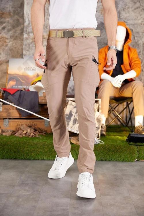 Alemdar Model Unisex Erkek Kadın Outdoor Spor Likralı Yazlık Taktik Pantolon
