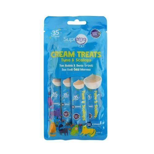 Sıvı Kedi Ödül Maması Ton Balıklı & Deniz Ürünleri 4x14 Gr