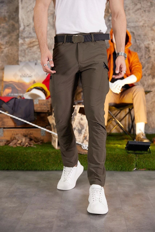 Alemdar Model Unisex Erkek Kadın Outdoor Spor Likralı Yazlık Taktik Pantolon
