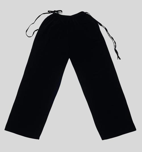 Kadın Yazlık %100 Keten Bol Paça Pantolon – Yandan Bağcıklı, Rahat Ve Bol Kesim