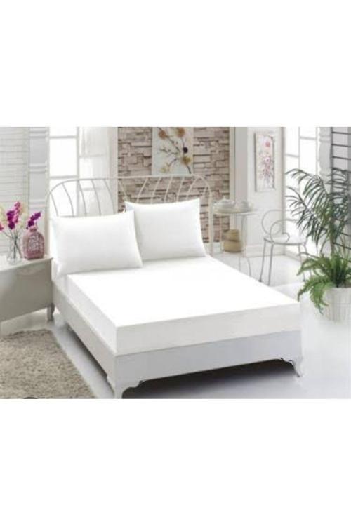 Fitted Lastikli Çarşaf Seti Battal Boy (180X200+30) + 2 Yastık Kılıfı