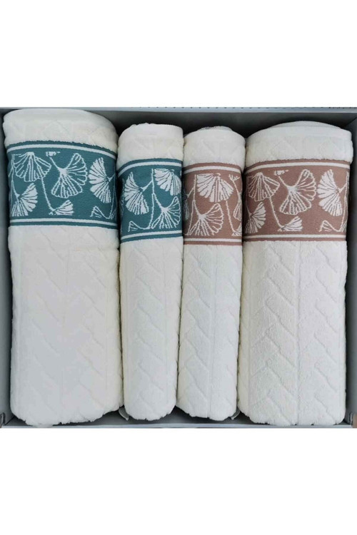 Loseta Best Set (Hamam Takımı) Bej-Mint
