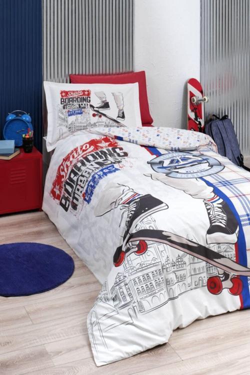 Ranforce Tek Kişilik Nevresim Takımı Skate