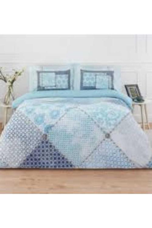 Çift Kişilik Nevresim Takımı + Çift Kişilik Yorgan + 2 Ad Dolu Yastık