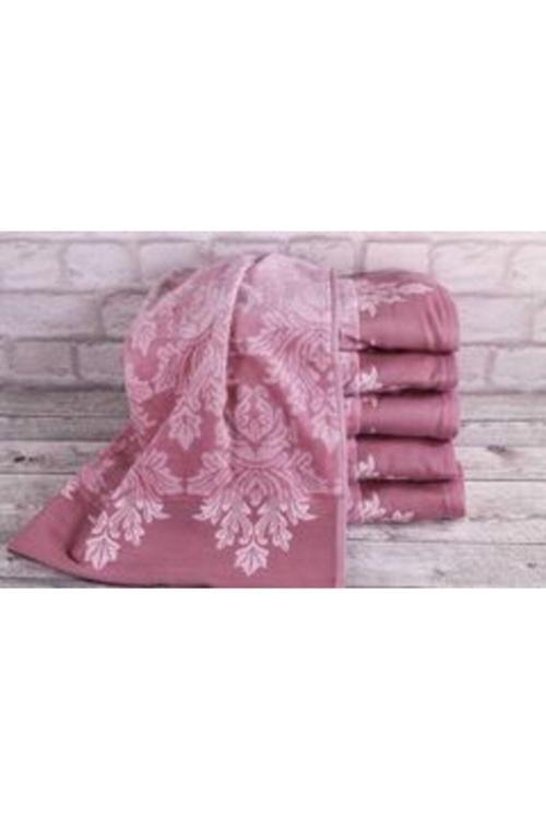 6 Adet Ayda Kadife El Yüz Havlusu 50X90 Cm 2 Gri 2 Pembe 2 Kahve