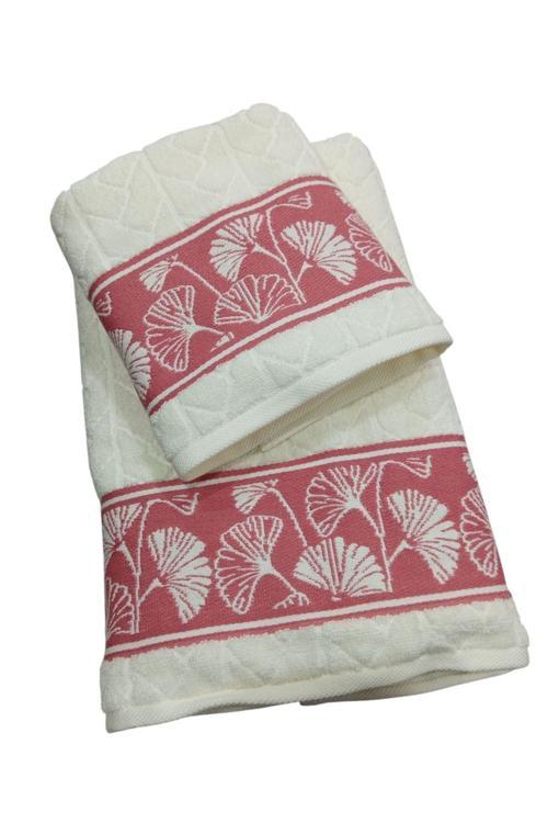 2'Li Banyo Havlu Seti ( 1 Ad. 90X150Cm + 1 Ad. 50X80Cm)