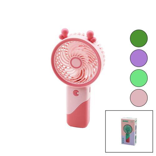 USB MİNİ FAN   ÇAP=7.7CM - Y:15CM   SABİT BAŞLIK=KULAKLI   3 KADEME HIZ  IŞIKLI   LASTİK KORDON BİLEKLİK (5060)