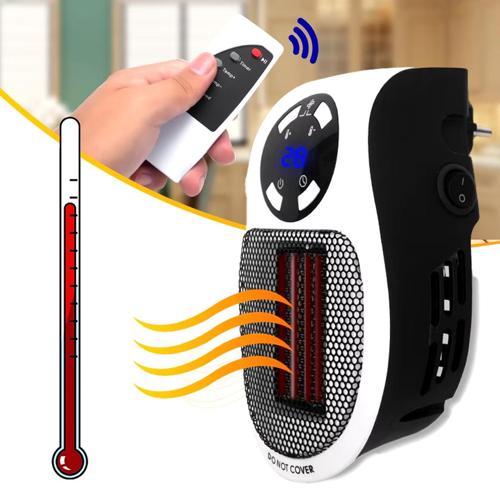500 WATT PRİZ TİPİ UZAKTAN KUMANDALI TAŞINABİLİR ISITICI (ZAMANLAYICI) (OM-1211)  GO506089MT-20327