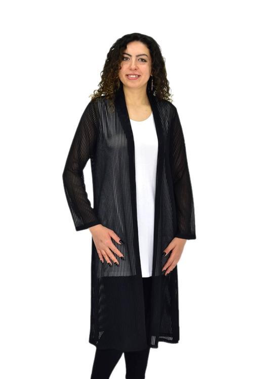 Kadın File Uzun Kol Hırka BGL-ST04664