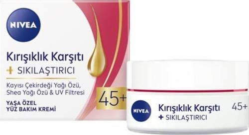 Yaşa Özel Kırışıklık Karşıtı Yüz Bakım Kremi 50ml, Sıkılaştırıcı, Kaz Ayağı Kırışıklığı Giderici