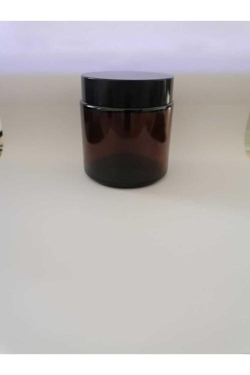 100cc Kahverengi Cam Krem Kutusu,boş Kutu,kozmetik Kutu, 25 Adet, Amber Şişe, Kavanoz