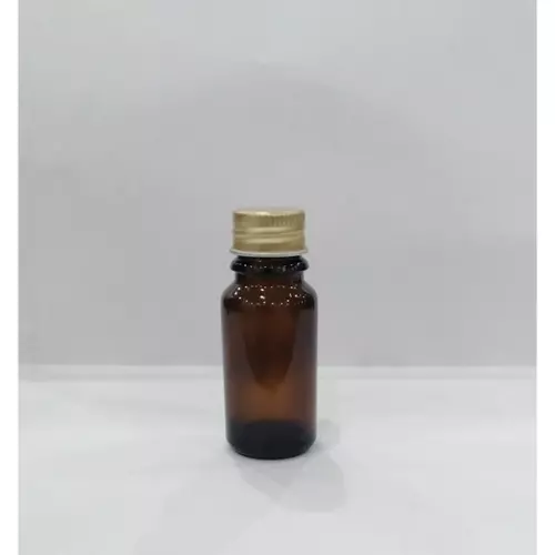 Kahverengi Cam Şişe, Metal Kapak, Amber Şişe 25 Adet 10 cc