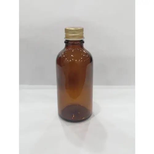 Kahverengi Şişe, Metal Kapak ,amber Şişe, 50CC 25 Adet
