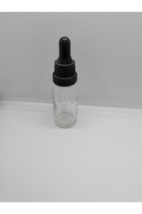50cc Şeffaf Cam Damlalıklı Şişe, Medikal Şişe, 50 Adet
