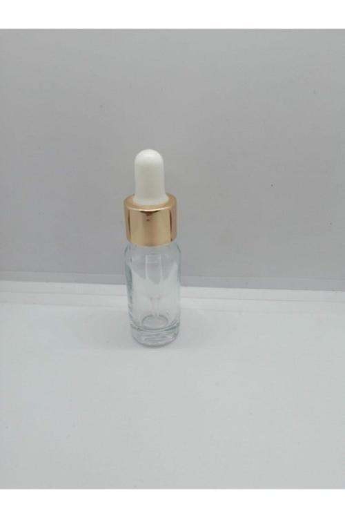 Şeffaf Cam Şişe Cam Damlılıklı Şişe 100 Adet 50cc