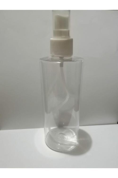 250ml Şeffaf Plastik Şişe+sprey Başlık,dezenfektan Şişesi,medikal Şişe,boş Şişe,100 Adet