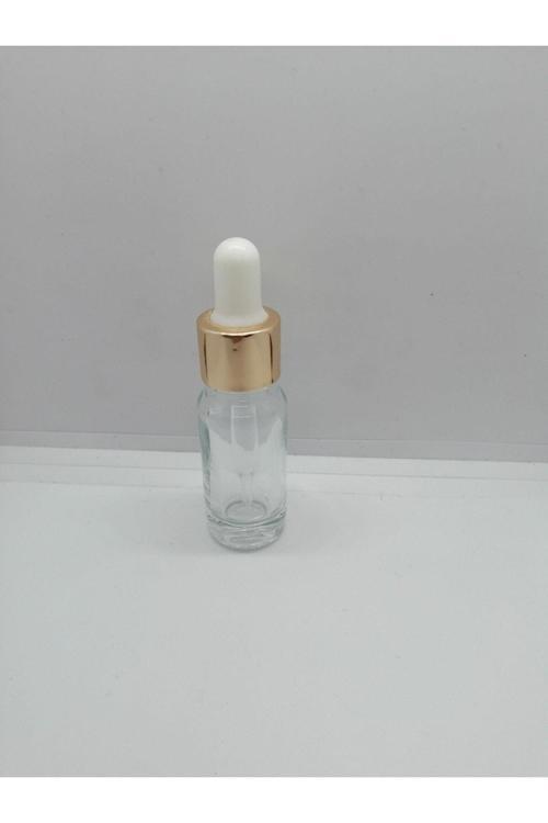 30cc, Şeffaf Cam Şişe, Cam Şişe, Cam Damlılıklı Şişe, Likit Şişesi, Sarı Kapak,beyaz Emzik,100 Adet