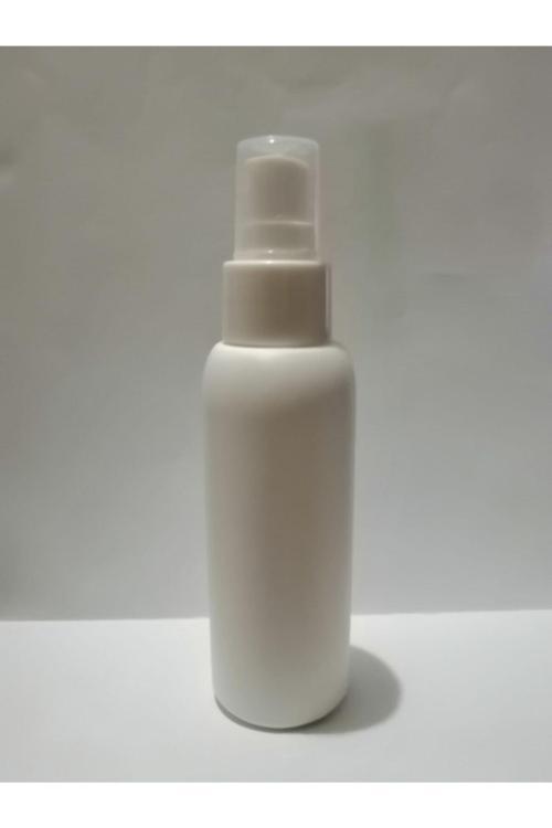 100ml Beyaz Mat Plastik Şişe+sprey Başlık,dezenfektan Şişesi,medikal Şişe,boş Şişe,50 Adet