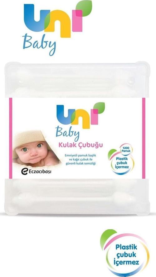 Bebekler İçin Emniyetli Kulak Temizleme Çubuğu 60 Adet
