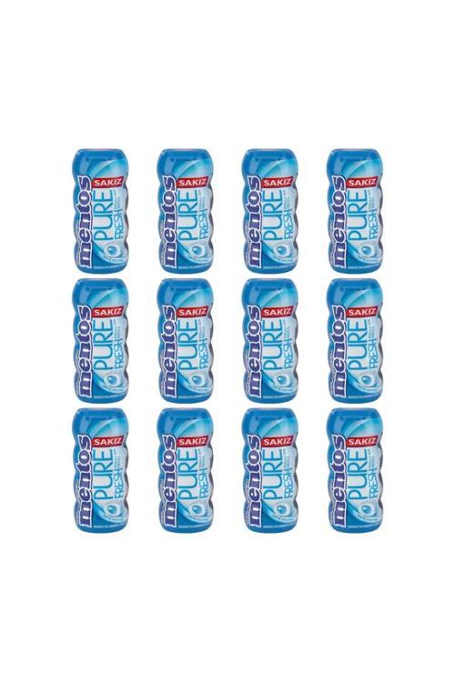Pure Fresh Nane Aromalı Şekersiz Tatlandırıcılı Draje Sakız 30 G X 12 Adet