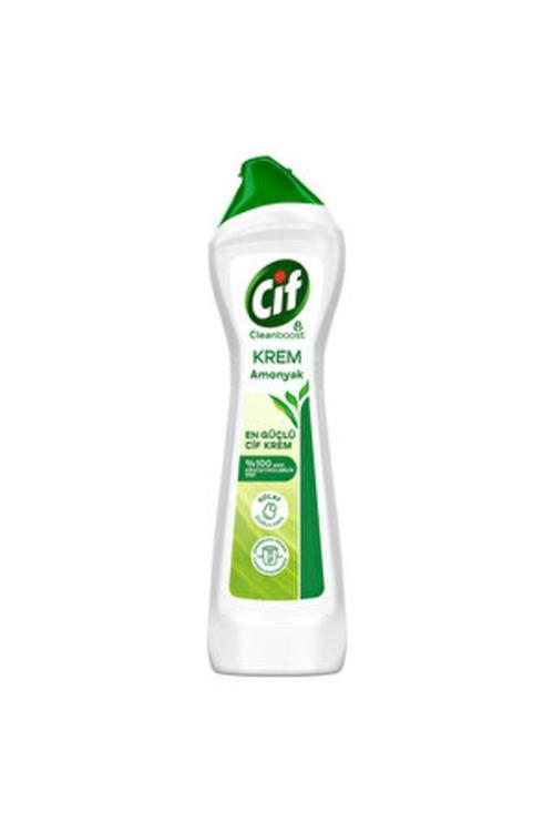 ( 5 ADET ) Cif Krem Yüzey Temizleyici Amonyaklı Yağ ve Kireç Sökücü Leke Çıkarıcı 500 ml